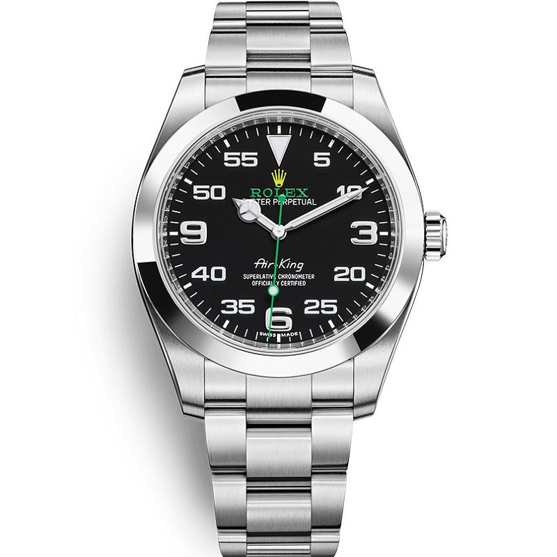 Replica Automatic Watch for Men Air King 40mm Black Dial