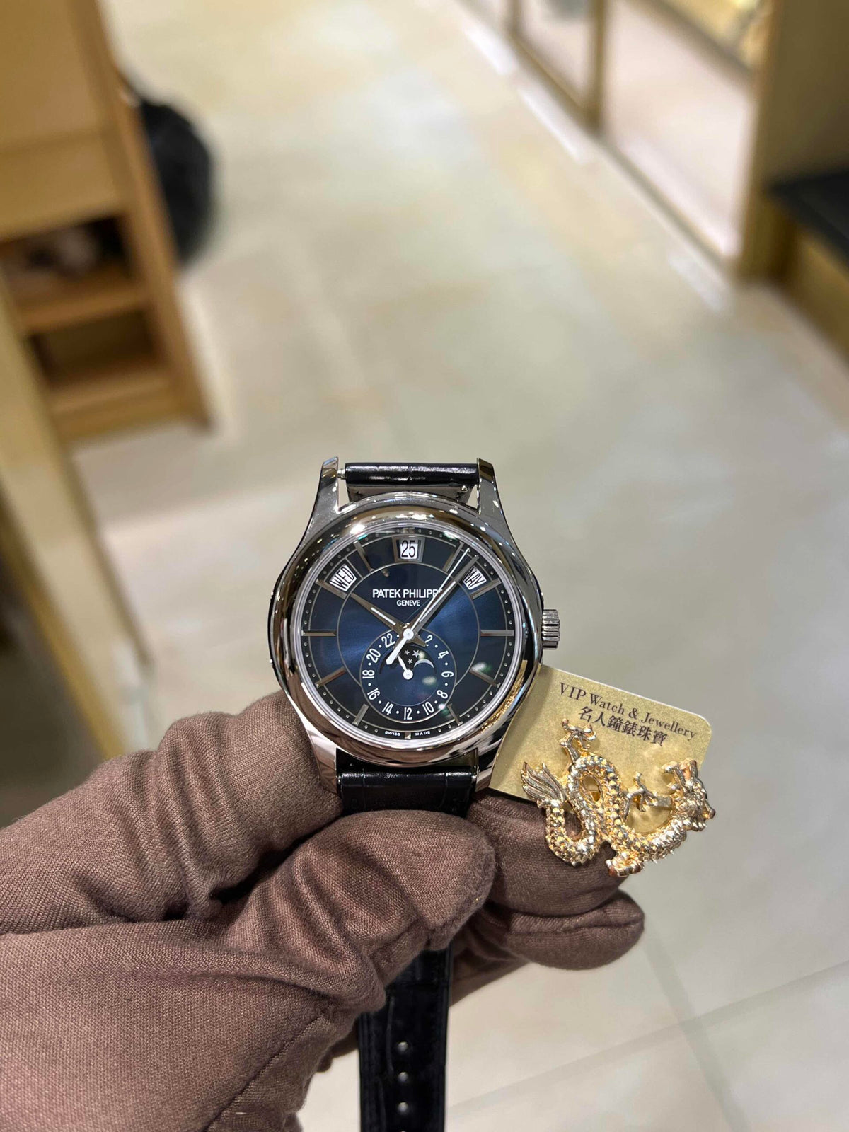 Luxury Automatic Watch for COMPLICATIONS 5205G-013 40mm Dial