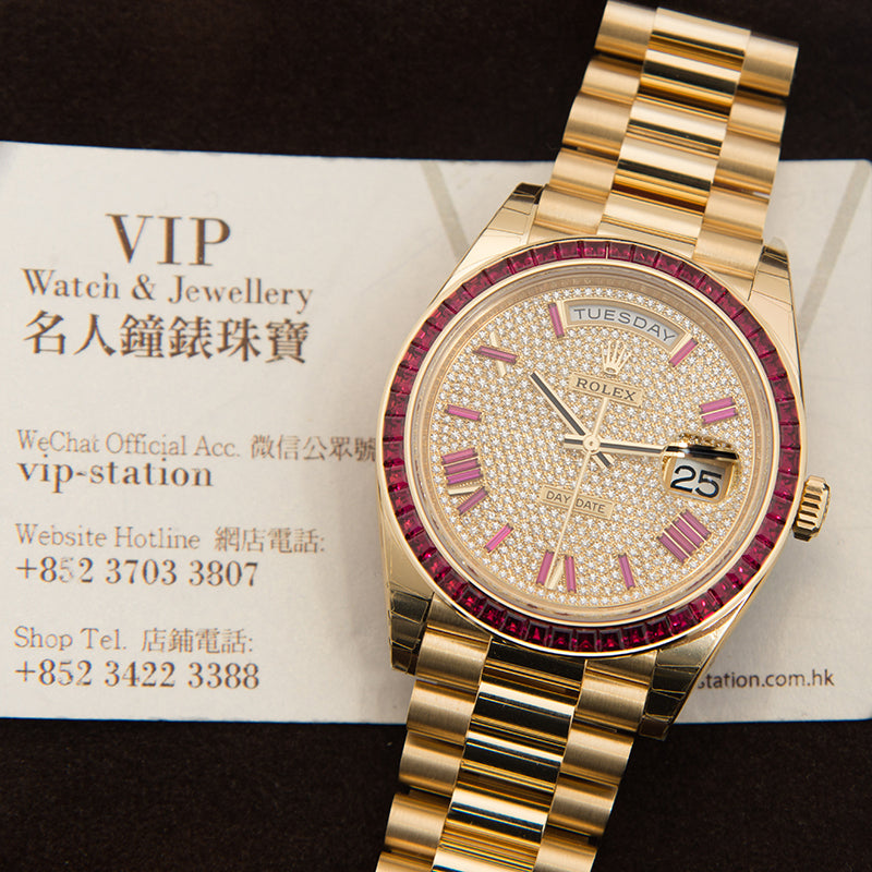 Automatic Mechanical Watch For DAY-DATE 228398TRU 40MM Dial