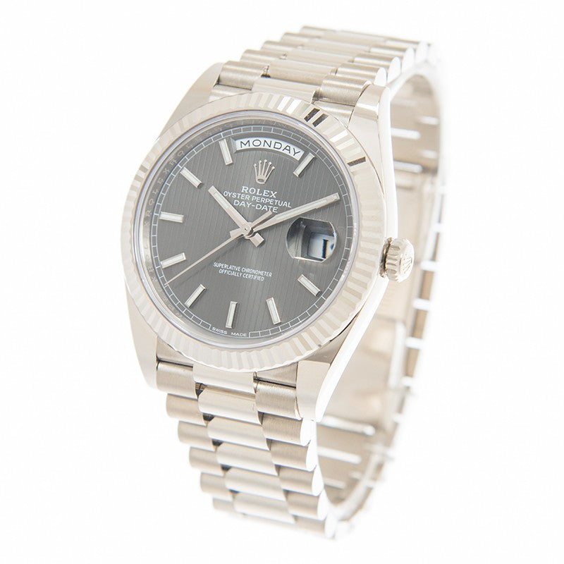 Automatic Mechanical Watch For DAY-DATE 228239GYSTRIPE_P 40MM Dial