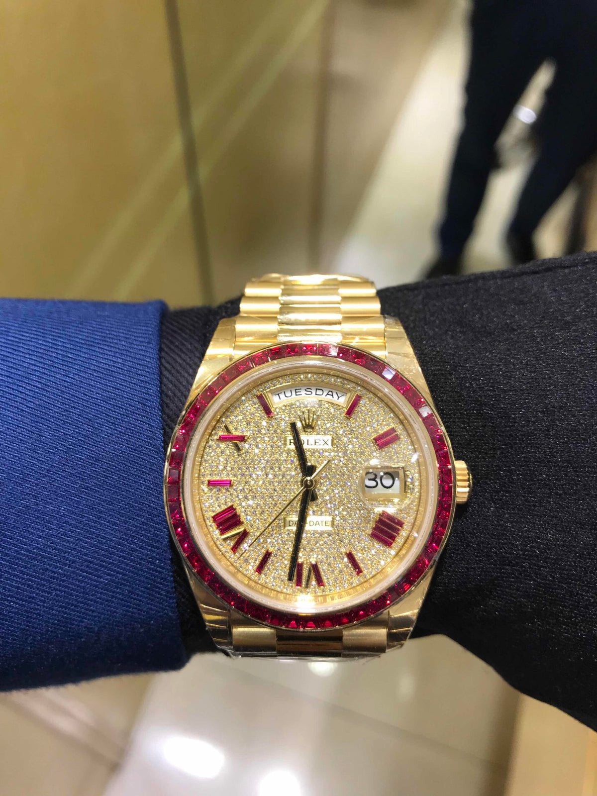 Automatic Mechanical Watch For DAY-DATE 228398TRU 40MM Dial