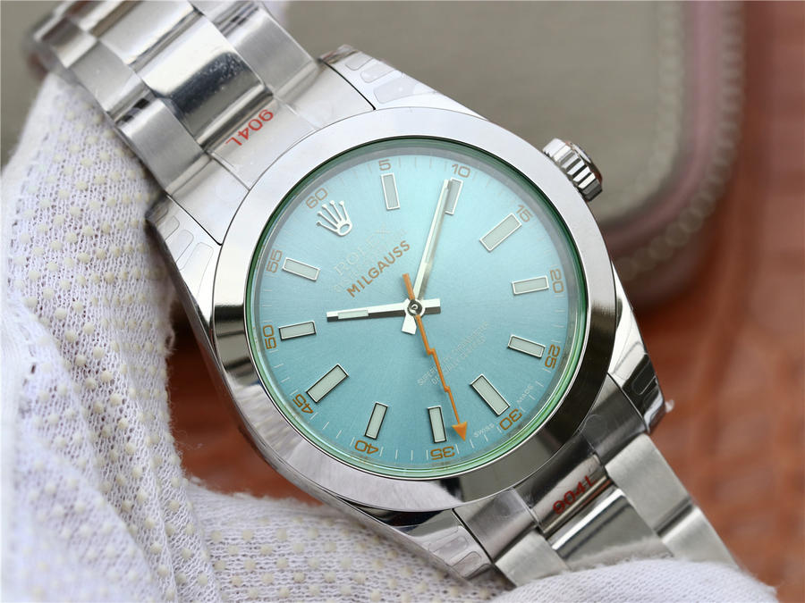 Replica Automatic Watch for Men MILGAUSS 40mm Blue Dial