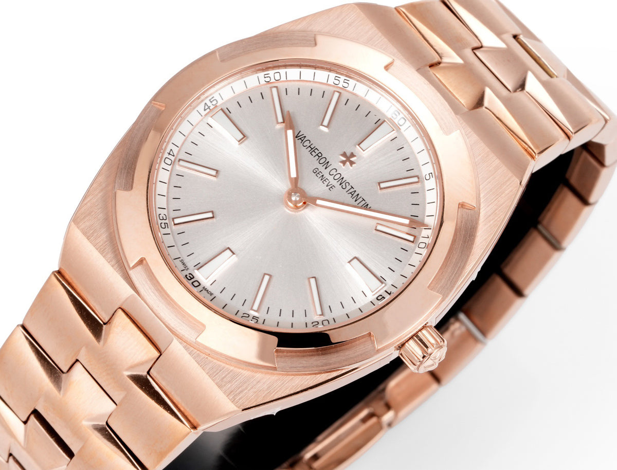 Automatic Watch for OVERSEAS 41MM Rose White
