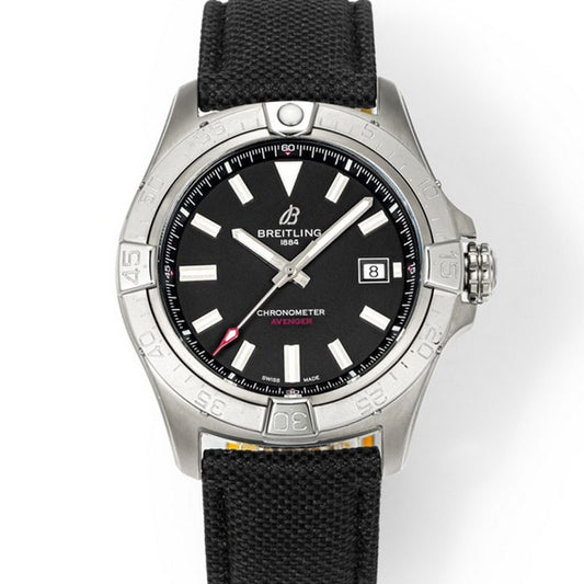 Automatic Watch for AVENGER A17328101 Black Strap Black 42MM Dial