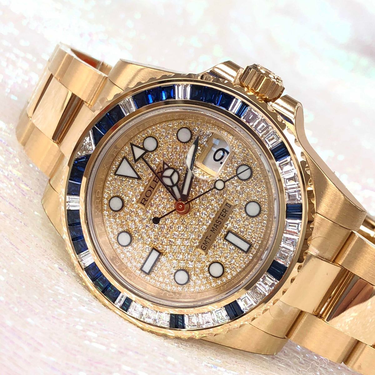 Automatic Mechanical Watch For GMT-MASTER II 116748SA 40MM Dial
