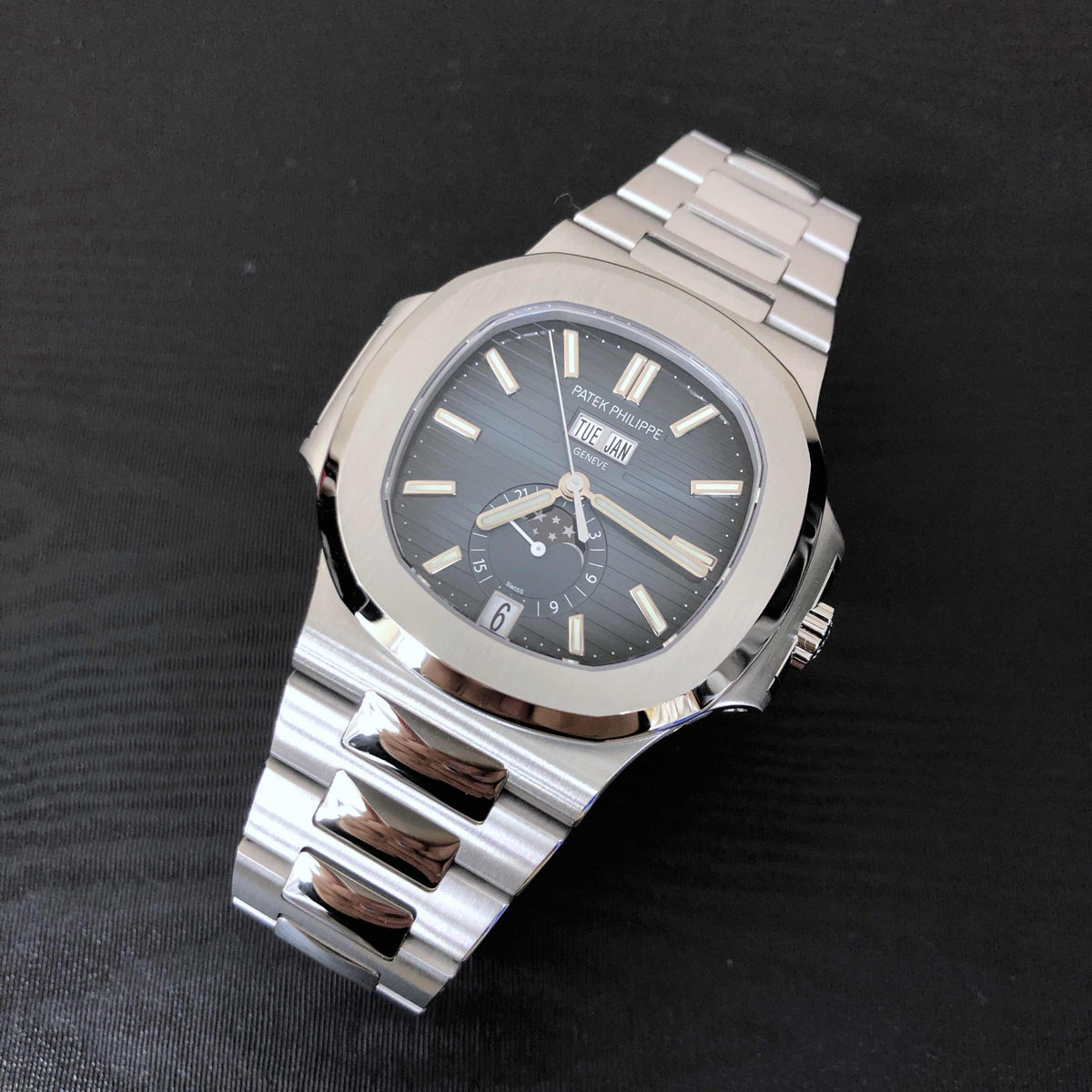 Luxury Automatic Watch for NAUTILUS 40.5mm Steel Strap