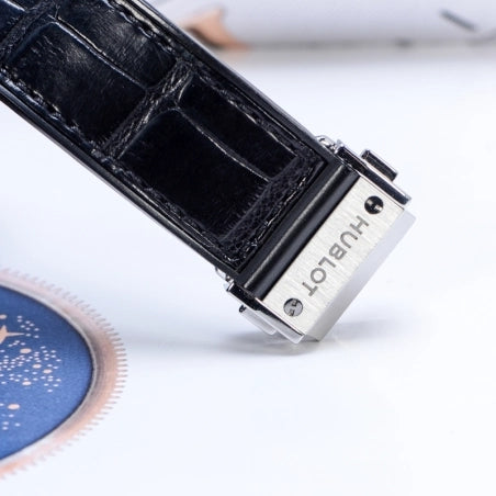 Replica Automatic Watch for Classic Fusion Leather Strap 42MM Silver White Dial