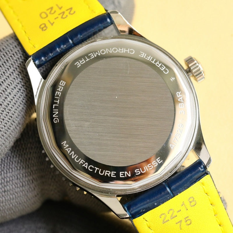 Automatic Watch for Aviation Timing  A17326161C1P3 Leather Strap 41MM Dial