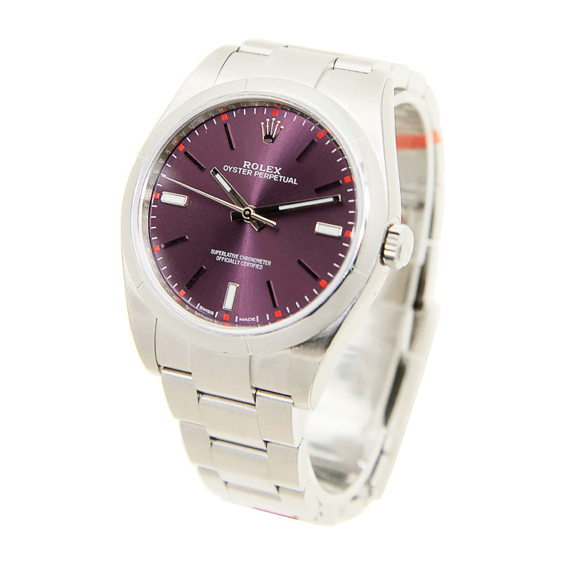 Automatic Mechanical Watch for OYSTER PERPETUAL 114300PUR_O 39MM Dial