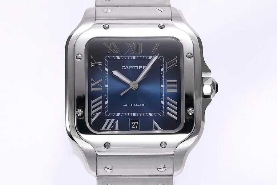Replica Automatic Watch for SANTOS 47.5*39.8mm Blue Dial