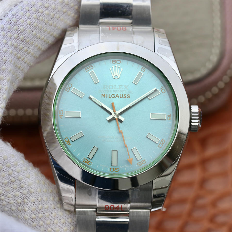 Replica Automatic Watch for Men MILGAUSS 40mm Blue Dial