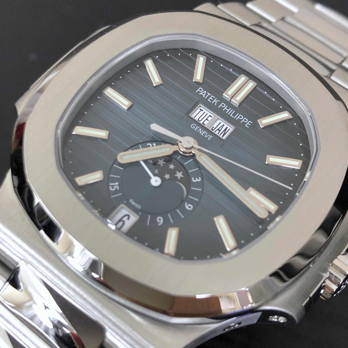 Luxury Automatic Watch for NAUTILUS 40.5mm Steel Strap