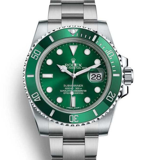 Replica Automatic Watch for Men Submariner 116610LV-0002 Green 40MM Dial