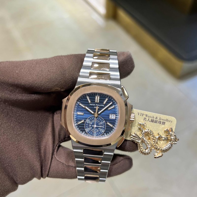 Luxury Automatic Watch for NAUTILUS 5980/1AR-001 40.5mm Steel Strap