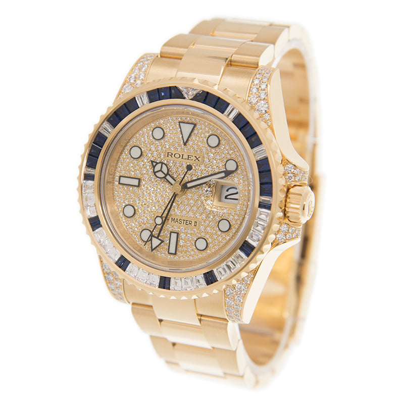 Automatic Mechanical Watch For GMT-MASTER II 116758SA-PAVE 40MM Dial