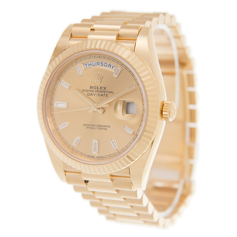 Automatic Mechanical Watch For DAY-DATE 228238-0005 40MM Dial