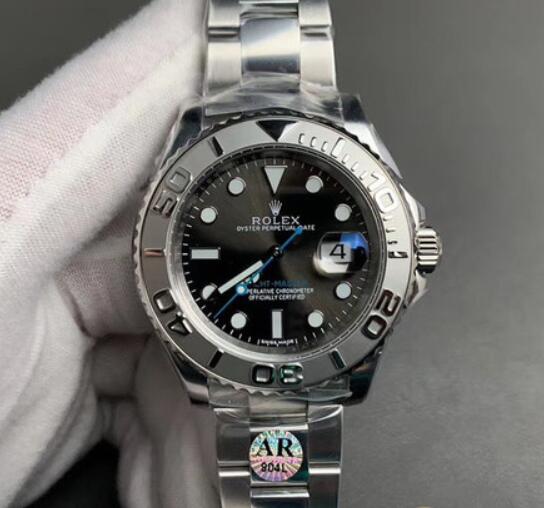 Replica Automatic Watch for Men Yacht Master 116622-0002 Grey Plate 40mm Dial