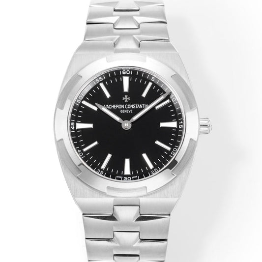 Automatic Watch for OVERSEAS 41MM Silver Black