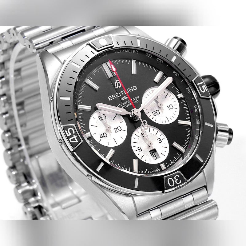 Automatic Watch for CHRONOMAT AB0136251B1A1 Steel Strap 42MM