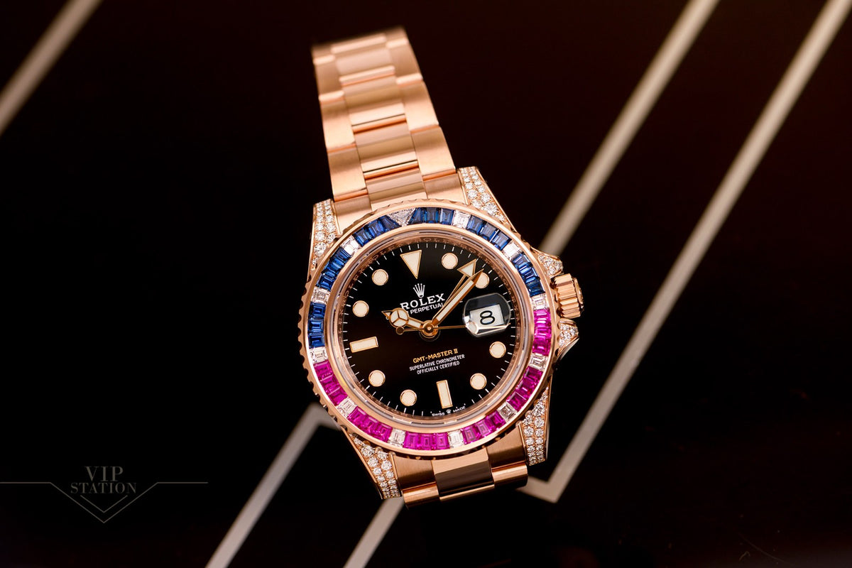 Automatic Mechanical Watch for GMT-MASTER II 126755SARU-0003 40MM Dial