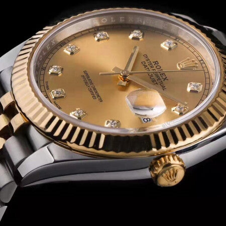 Luxury Automatic Watch for Men Datejust 41MM Gold Dial