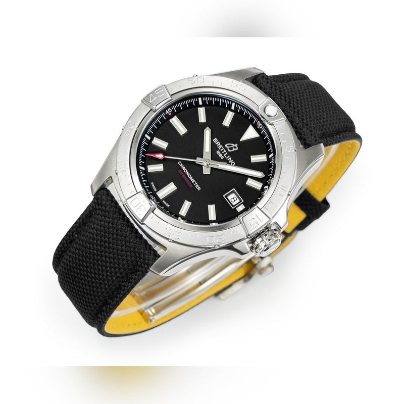 Automatic Watch for AVENGER A17328101 Black Strap Black 42MM Dial