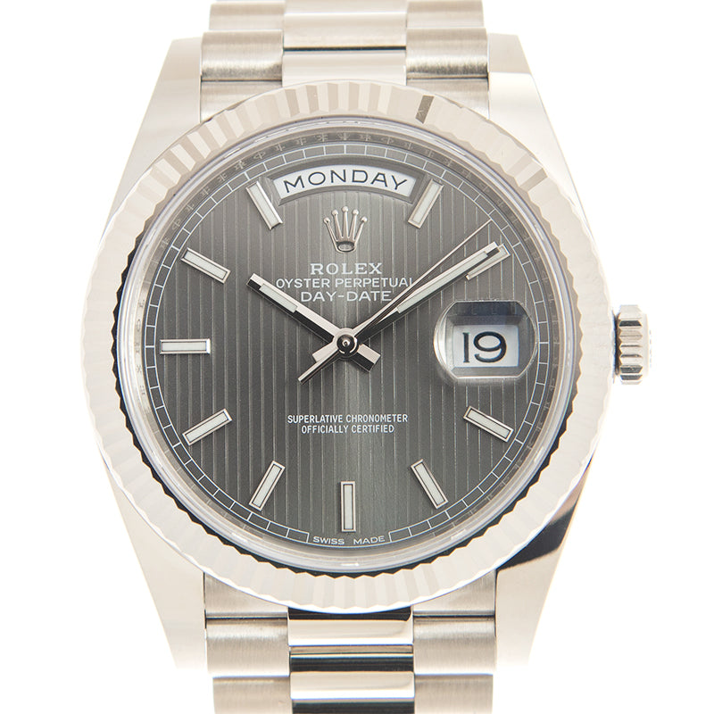 Automatic Mechanical Watch For DAY-DATE 228239GYSTRIPE_P 40MM Dial
