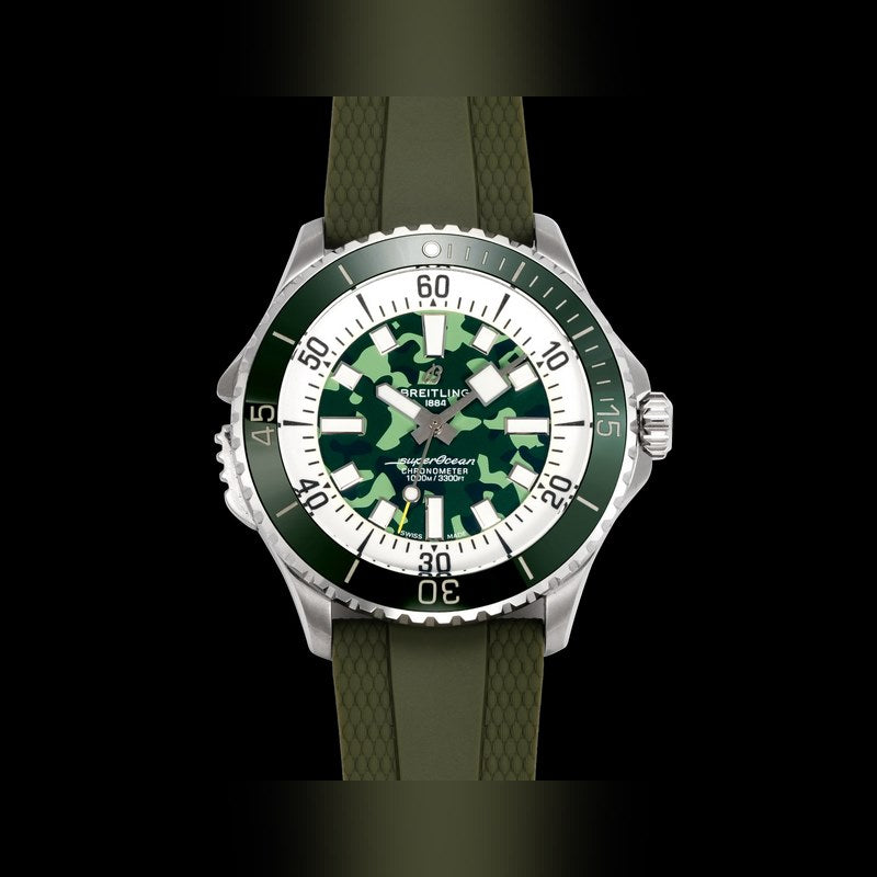 Automatic Watch for SUPEROCEAN E10379D31L1S1 Rubber Strap 46MM