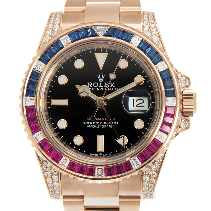 Automatic Mechanical Watch for GMT-MASTER II 126755SARU-0003 40MM Dial