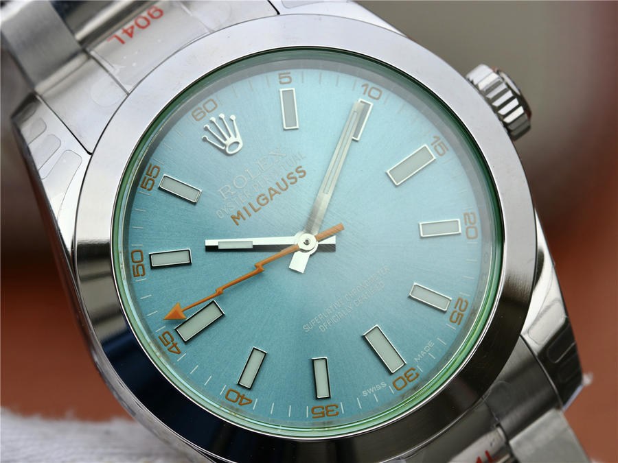 Replica Automatic Watch for Men MILGAUSS 40mm Blue Dial