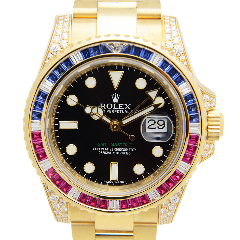 Automatic Mechanical Watch For GMT-MASTER II 116758SA 40MM Dial