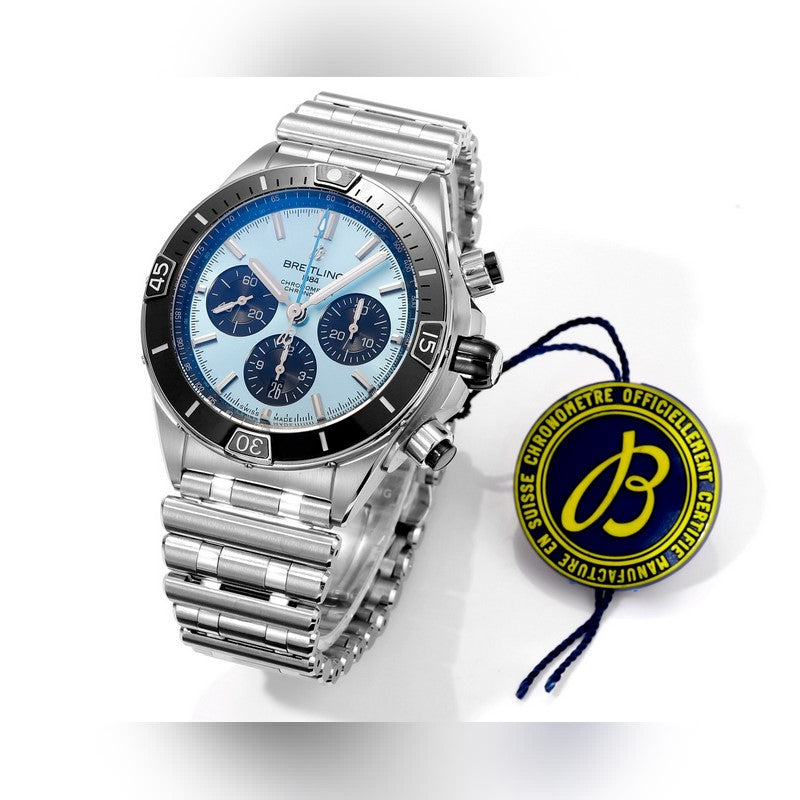 Automatic Watch for CHRONOMAT PB0158101C1A1 Steel Strap 42MM