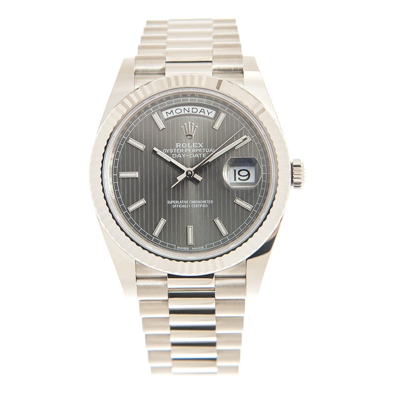 Automatic Mechanical Watch For DAY-DATE 228239GYSTRIPE_P 40MM Dial