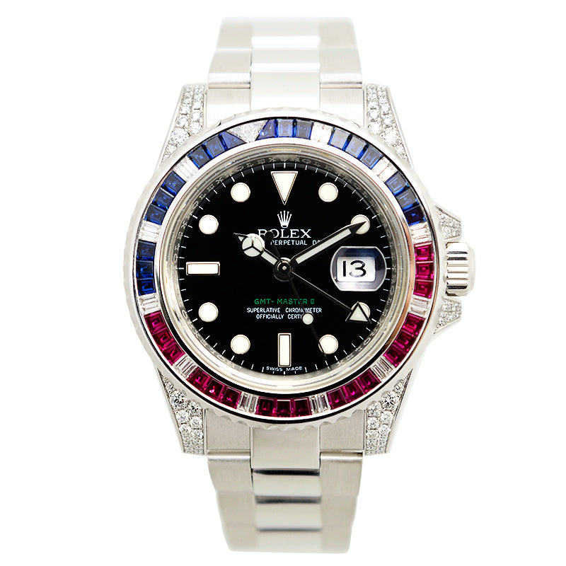 Automatic Mechanical Watch For GMT-MASTER II 116759SARU 40MM Dial