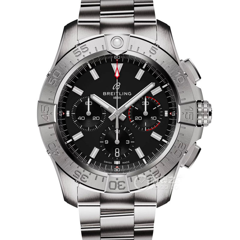 Automatic Watch for AVENGER AB0147101B1A1 Stainless Strap 44MM Black Dial