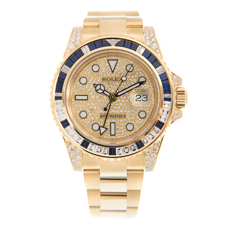 Automatic Mechanical Watch For GMT-MASTER II 116758SA-PAVE 40MM Dial