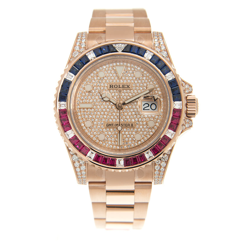 Automatic Mechanical Watch for GMT-MASTER II 126755SARU-0001 40MM Dial