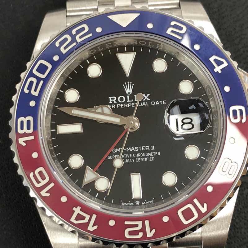 Automatic Mechanical Watch For GMT-MASTER II 126710BLRO-0001 40MM Dial