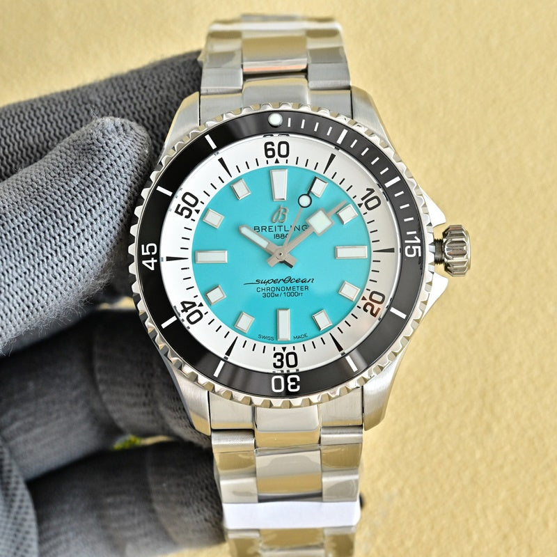 Automatic Watch for SUPEROCEAN A17376211L2A1 Stainless Strap 44MM Dial