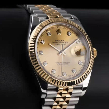 Luxury Automatic Watch for Men Datejust 41MM Gold Dial