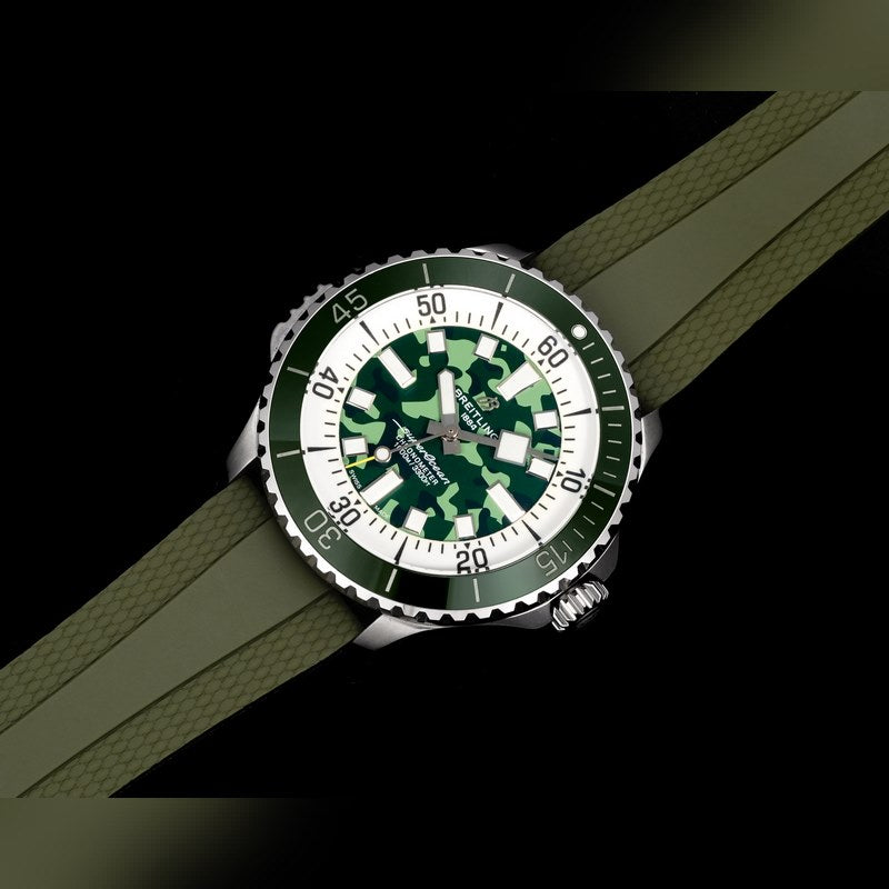 Automatic Watch for SUPEROCEAN E10379D31L1S1 Rubber Strap 46MM