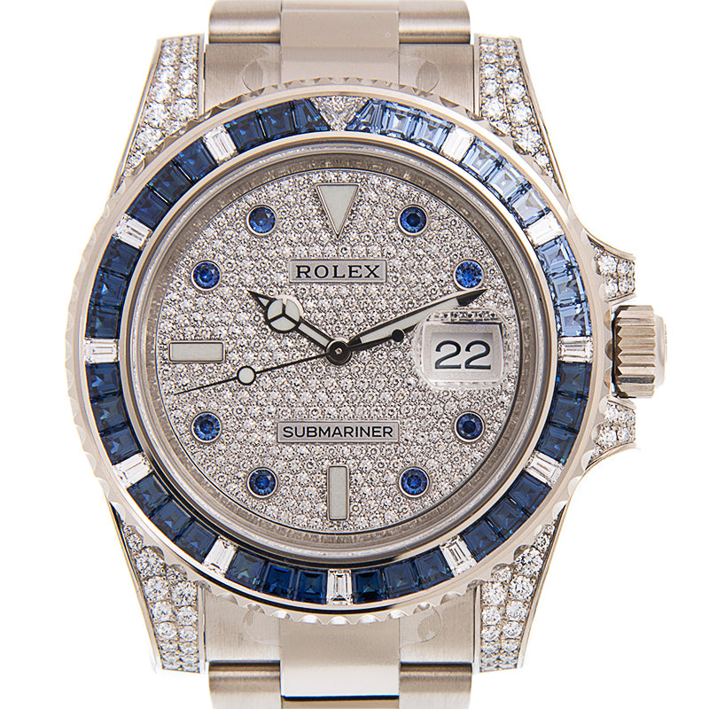 Automatic Mechanical Watch for SUBMARINER 116659SABR-PAVED8DI_O 40MM Dial