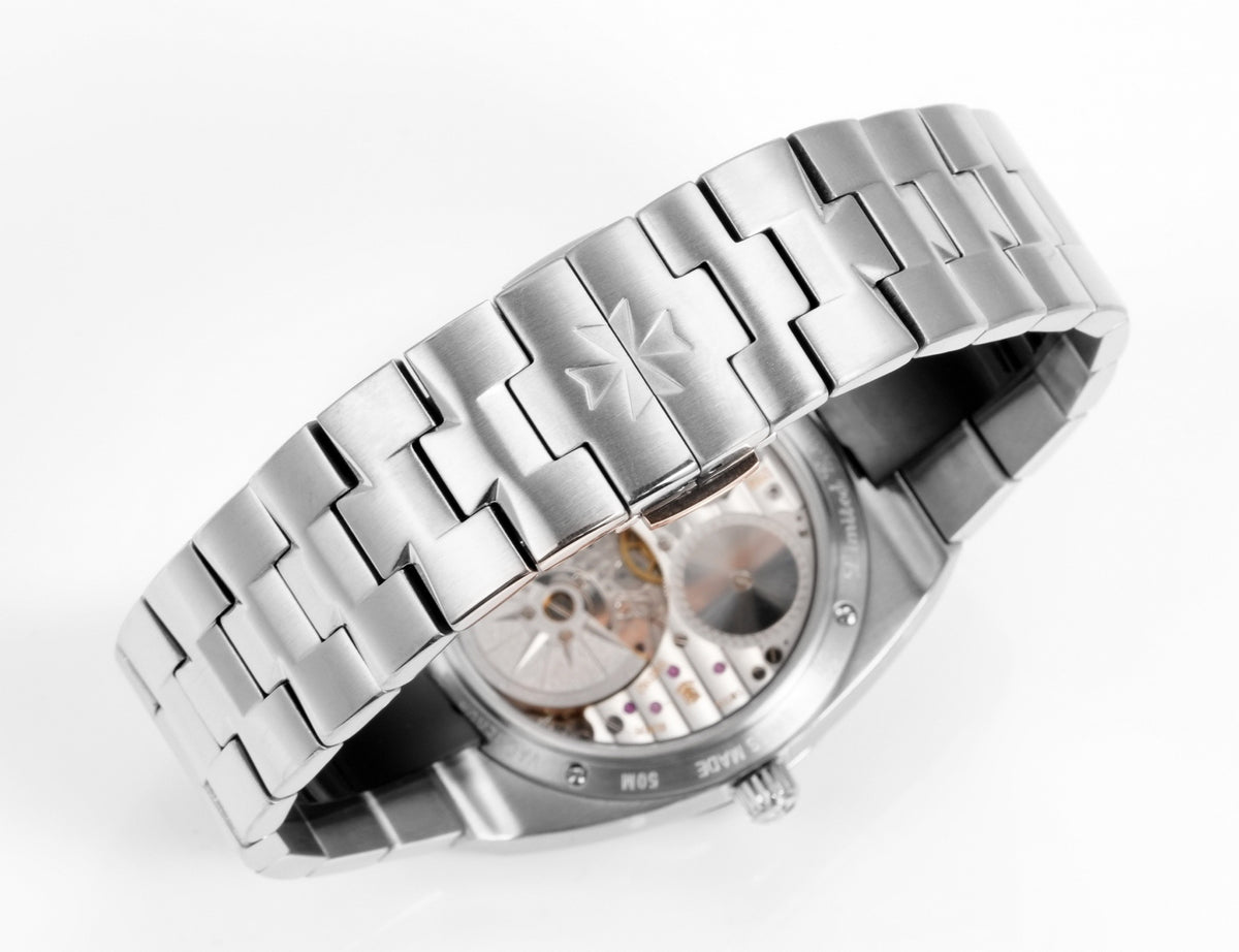 Automatic Watch for OVERSEAS 41MM Silver Black