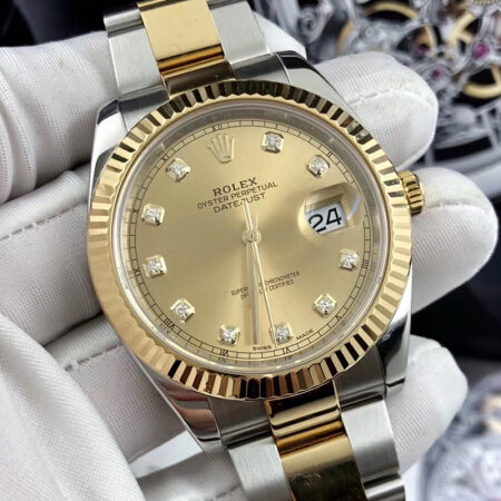 Luxury Automatic Watch for Men Datejust 41MM Gold Dial
