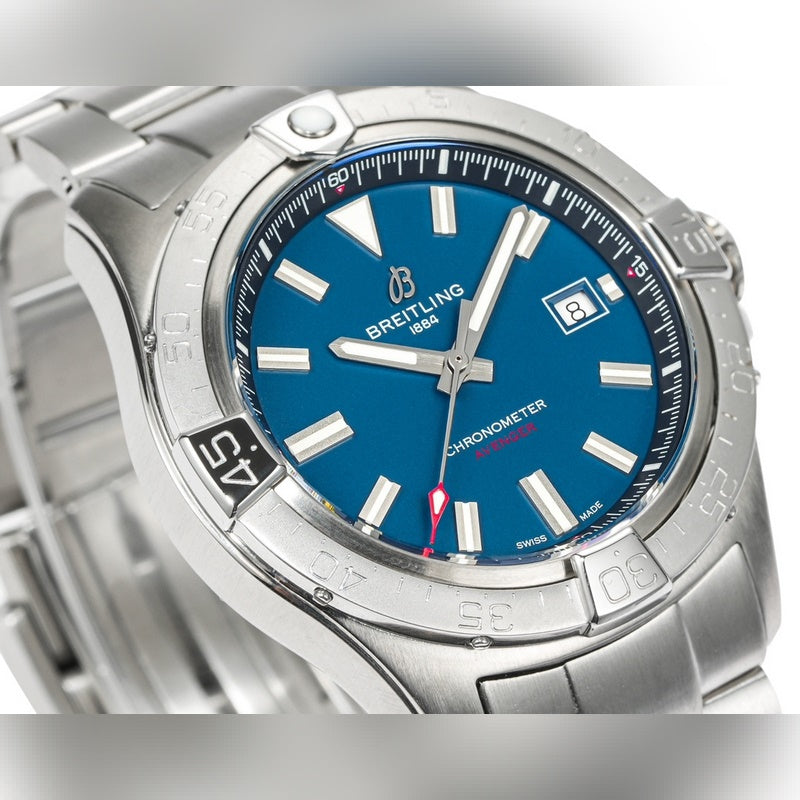 Automatic Watch for AVENGER A17328101 Steel Strap Blue 42MM Dial
