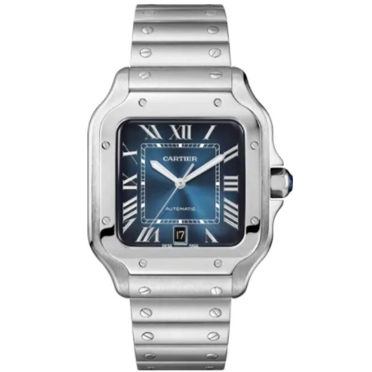 Replica Automatic Watch for SANTOS 47.5*39.8mm Blue Dial