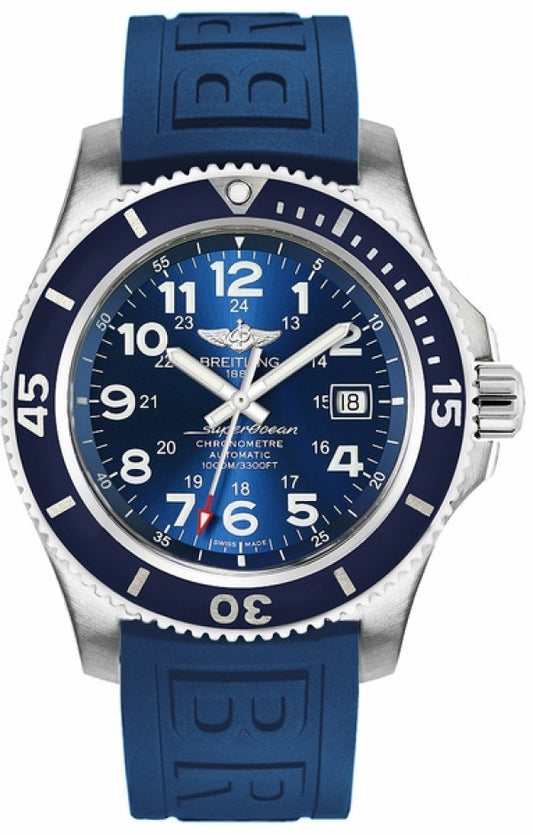 Automatic Watch for Superocean II 44MM Men's Watch with Blue Dial A17392D81C1S1