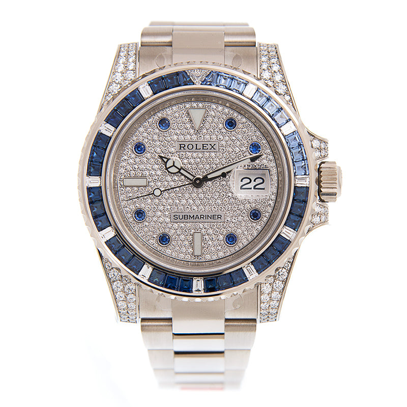 Automatic Mechanical Watch for SUBMARINER 116659SABR-PAVED8DI_O 40MM Dial