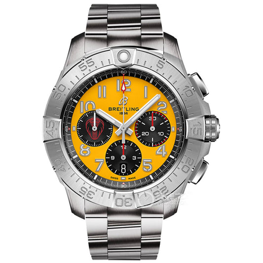 Automatic Watch for AVENGER AB01474A1I1X1 Stainless Strap 44MM Yellow Dial
