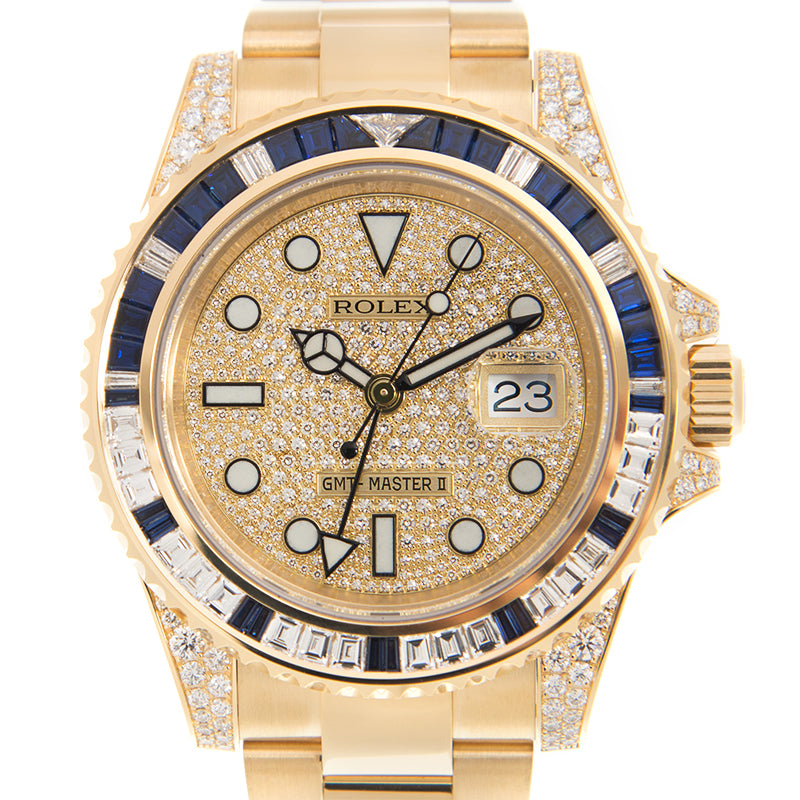 Automatic Mechanical Watch For GMT-MASTER II 116758SA-PAVE 40MM Dial